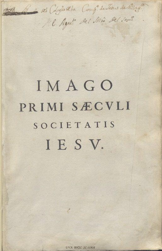 3.15. Imago primi Saeculi Societatis Iesu a provincia Flandro-Belgica eiusdem Societatis repraesentata