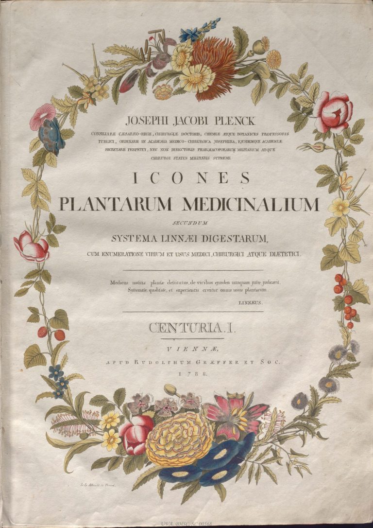 Plantas del «Icones plantarum…» de Joseph Jacob Plenck (Tomo I)